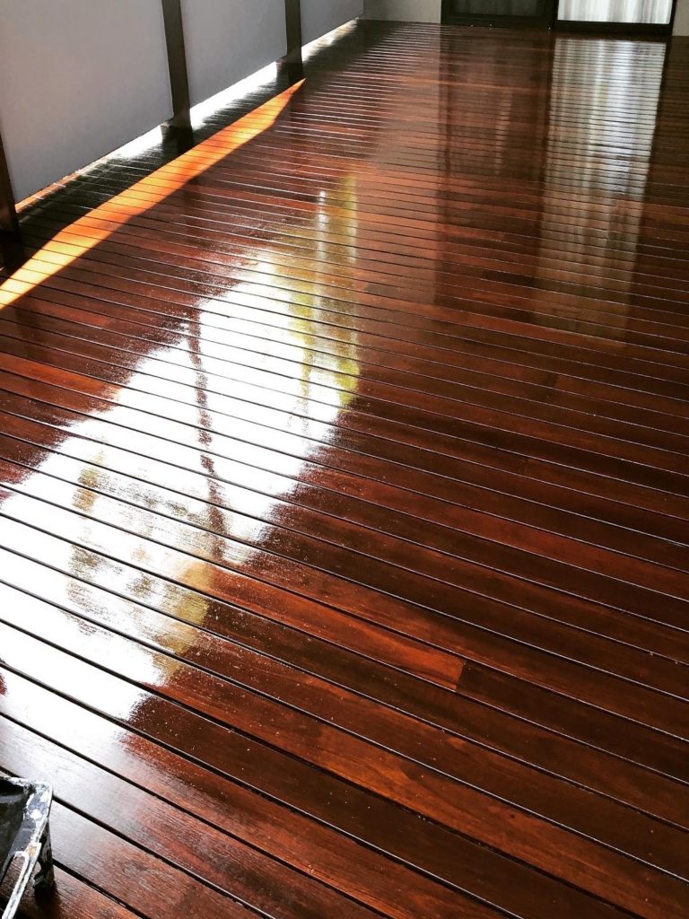 timber staining brisbane